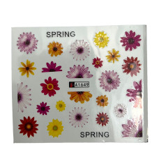 Слайдер для манікюру із зображенням квітів, 011