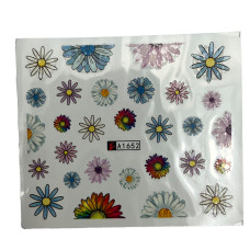 Слайдер для манікюру із зображенням квітів, 03