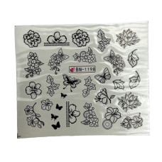 Слайдер для манікюру із зображенням квітів, 05