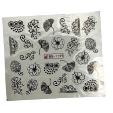 Слайдер для манікюру із зображенням квітів, 06