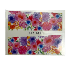 Слайдер для манікюру із зображенням квітів, 08