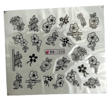 Слайдер для манікюру із зображенням квітів, 09