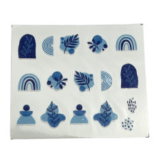 Слайдер для манікюру з рослинними мотивами 04 - квіти, листя, гілля 