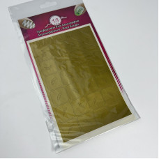 Трафарет "Перо-47" для аеропуфінгу, трафарет для аерографії