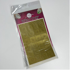 Трафарет "Листя-51" для аеропуфінгу, трафарет для аерографії