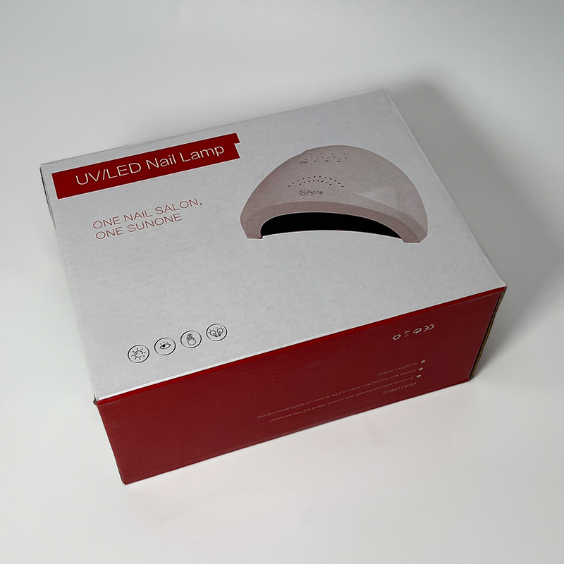 Лампа для манікюру Sun one, 48w, колір пудровий