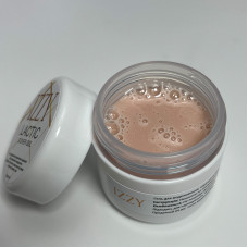 Гель для нарощування нігтів Izzy Cover Lactic 40 г — камуфлюючий, бежевий з мікроблиском, двофазний