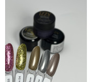 Гелі для дизайну нігтів — гель-фарби, платінум-гелі, гель з ефектом металік