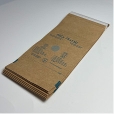 Крафт-пакети для манікюру, 75*150 АлВін коричневі поштучно, 10 шт