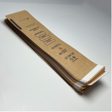 Крафт-пакети для манікюру, 50*170, МедТест коричневі, 10 шт