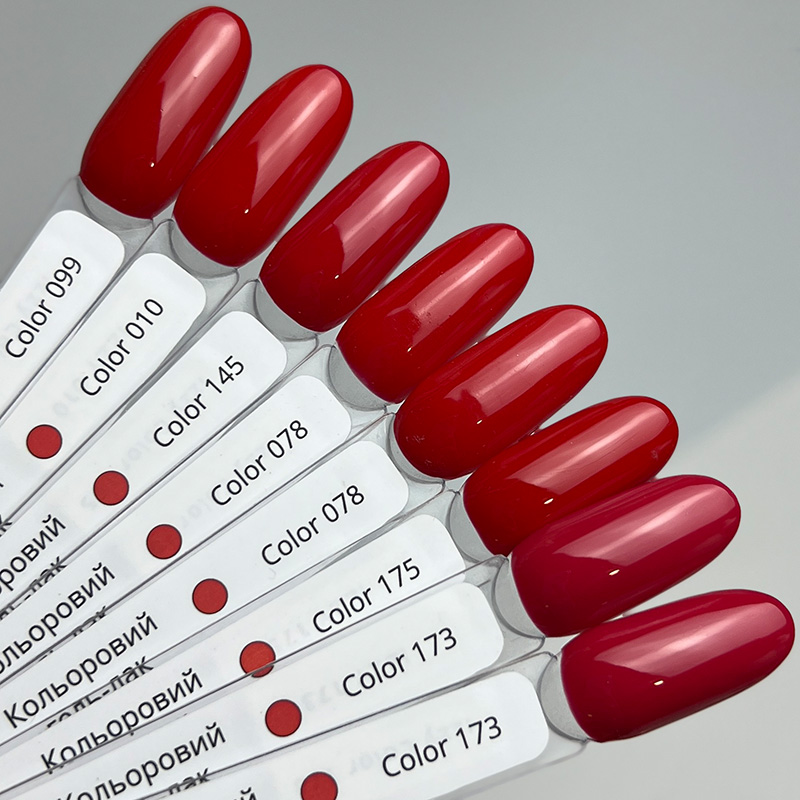 Червоний класичний гель-лак для манікюру IZZY 99, 12мл