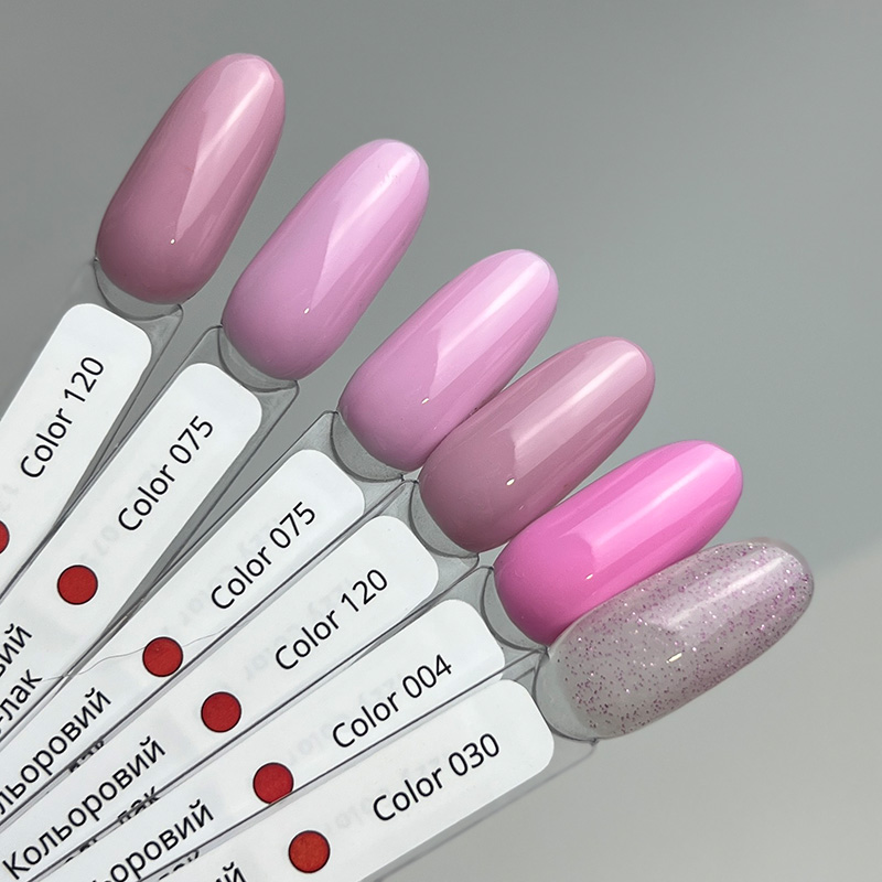 Рожевий нюдовий гель-лак для манікюру IZZY 75, 12мл