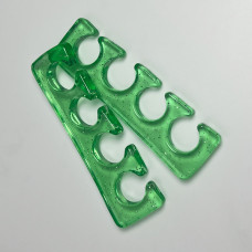 Розпорка для педикюру силіконова, розділювач пальців колір випадковий