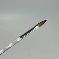 Пензель для манікюру у формі пелюстки, білий