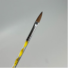 Пензель для манікюру у формі пелюстки, жовтий