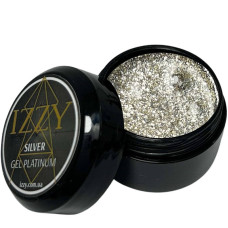 Срібний платінум гель для манікюру — Silver Platinum Gel IZZY, 5 г