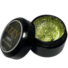 Зелений платінум гель для манікюру – Green Platinum Gel IZZY, 5 г