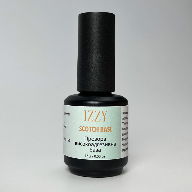 Прозора рідка база для манікюру IZZY Scotch Base — 15 г