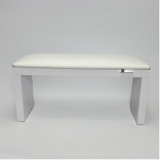 Підставка під руку біла на дерев'яних ніжках, підлокітник для манікюру білий