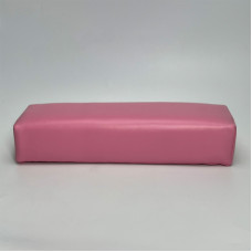 Підлокітний м'який рожевий із екошкіри для клієнта чи майстра манікюру