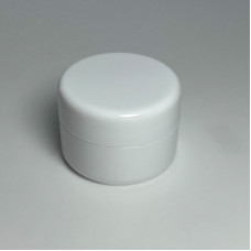 Тара біла, пластикова на 20 мл, з кришкою на різьбі