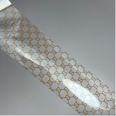 Відривна фольга для манікюру з надписами брендів, 02