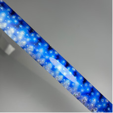 Відривна фольга для дизайну нігтів різнокольорова, голографічна IZZY 09