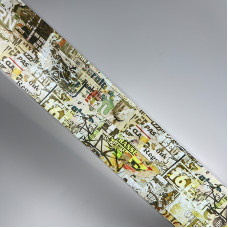 Відривна фольга для дизайну нігтів IZZY у стилі попарт, 01