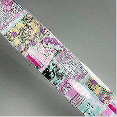 Відривна фольга для дизайну нігтів IZZY у стилі попарт, 011