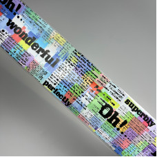 Відривна фольга для дизайну нігтів IZZY у стилі попарт, 08