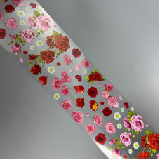 Відривна ольга для манікюру IZZY - квітковий дизайн 14