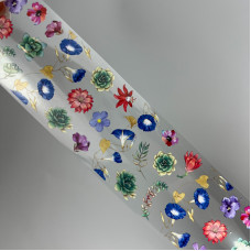 Відривна ольга для манікюру IZZY - квітковий дизайн 06