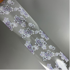 Відривна ольга для манікюру IZZY - квітковий дизайн 08