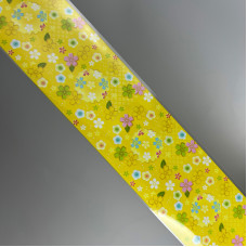 Відривна ольга для манікюру IZZY - квітковий дизайн жовтий насичений