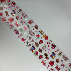 Відривна фольга для манікюру Д. Закоханих №4