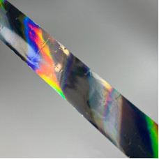 Відривна фольга для манікюру срібного кольору IZZY 03