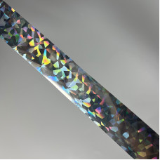 Відривна фольга для манікюру срібного кольору IZZY 15