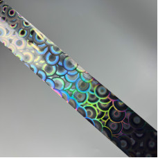 Відривна фольга для манікюру срібного кольору IZZY 05