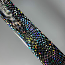 Відривна фольга для манікюру срібного кольору IZZY 03