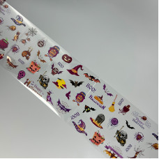 Відривна фольга для манікюру Хелловін №7