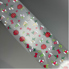 Відривна фольга для манікюру Новий Рік №9