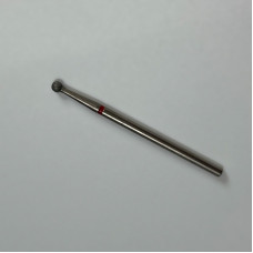 Фреза алмазна шар, червона насічка