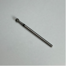 Фреза алмазна шар, чорна насічка, ⌀3мм