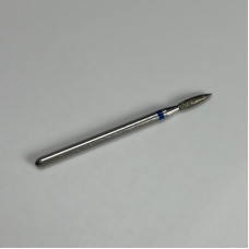 Фреза алмазна полум'я, синя насічка ⌀2мм