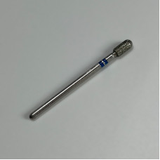 Фреза алмазна скруглена, синя насічка ⌀3мм