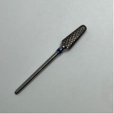 Фреза ТВС для манікюру, для зняття гелю, синя насічка