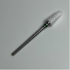 Фреза керамічна для манікюру, для зняття гелю, зелена насічка