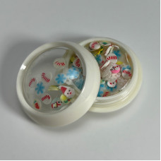 Декор для манікюру Фімо "Новий рік"