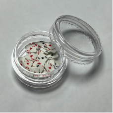 Декор для манікюру фімо "Карти" в платиковій банці