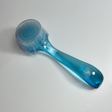 Щітка від пилу для манікюру та педикюру, з ручкою, блакитна